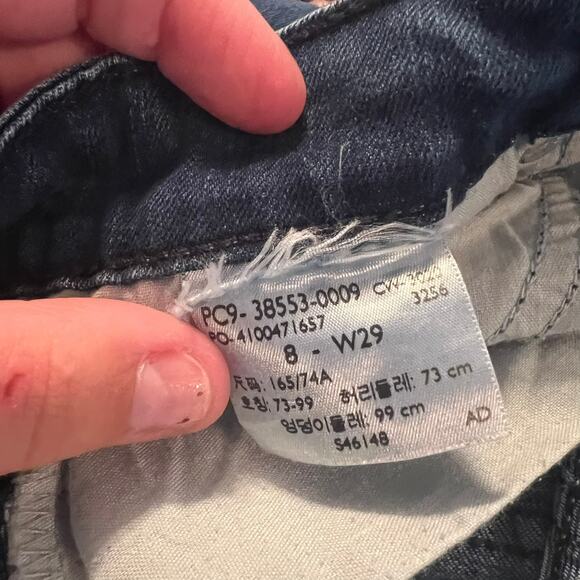 Signature by Levi Strauss Mid Rise Skinny Crop Jeans Size 8 / Waist 29 - Picture 6 of 6